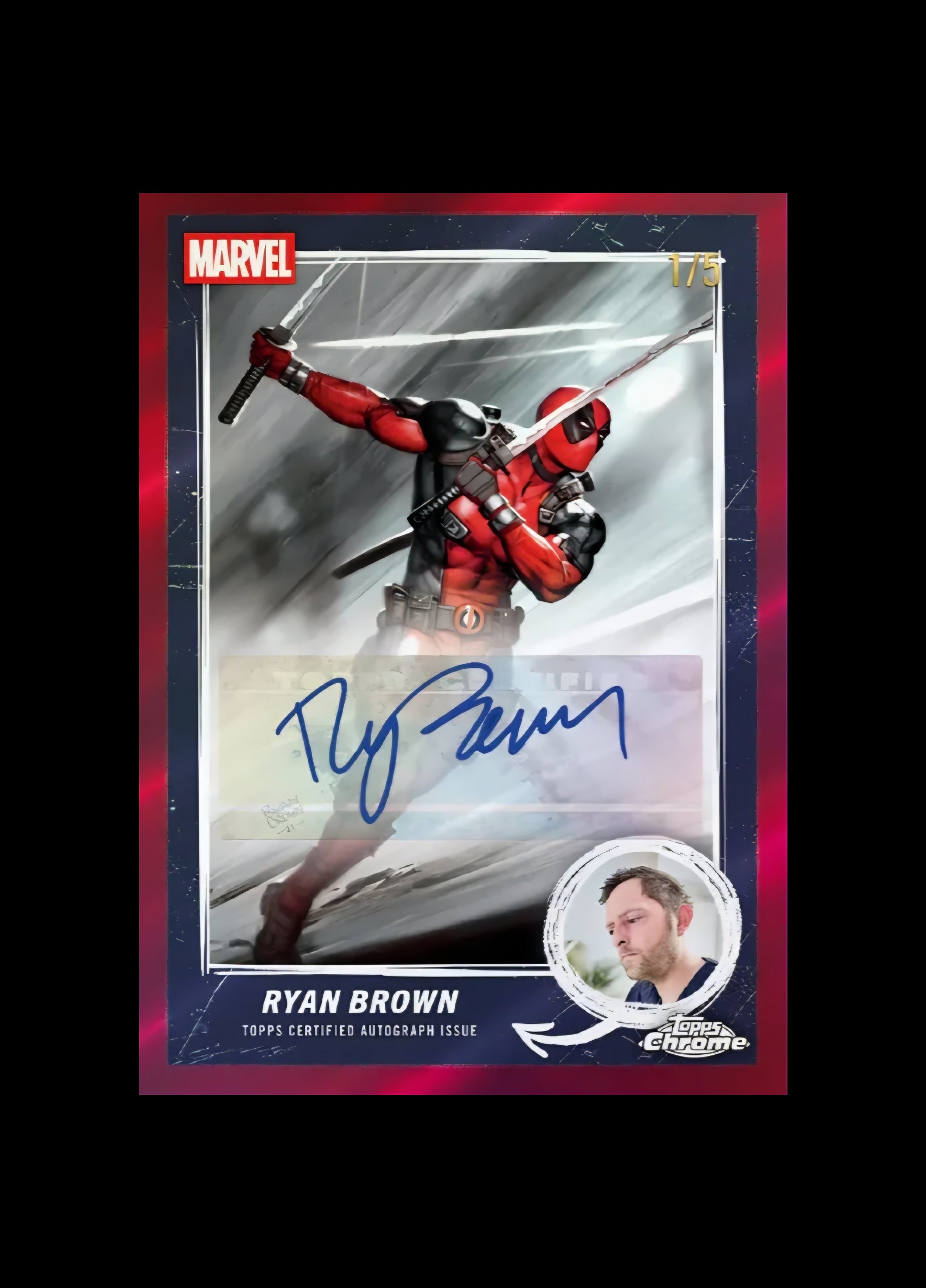 Topps Chrome Marvel Deadpool 2025 Blaster Box